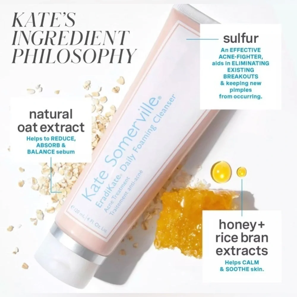 Kate Somerville Eradikate Daily Foaming Cleanser For‎ Acne Prone Skin 120ml 4oz